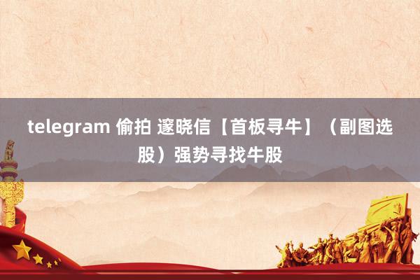 telegram 偷拍 邃晓信【首板寻牛】（副图选股）强势寻找牛股