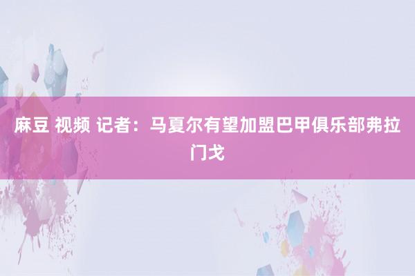 麻豆 视频 记者：马夏尔有望加盟巴甲俱乐部弗拉门戈